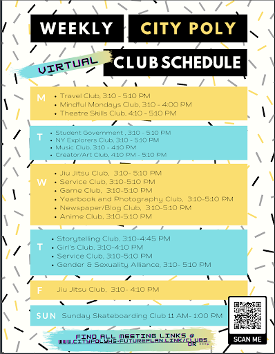 Clubs Schedule